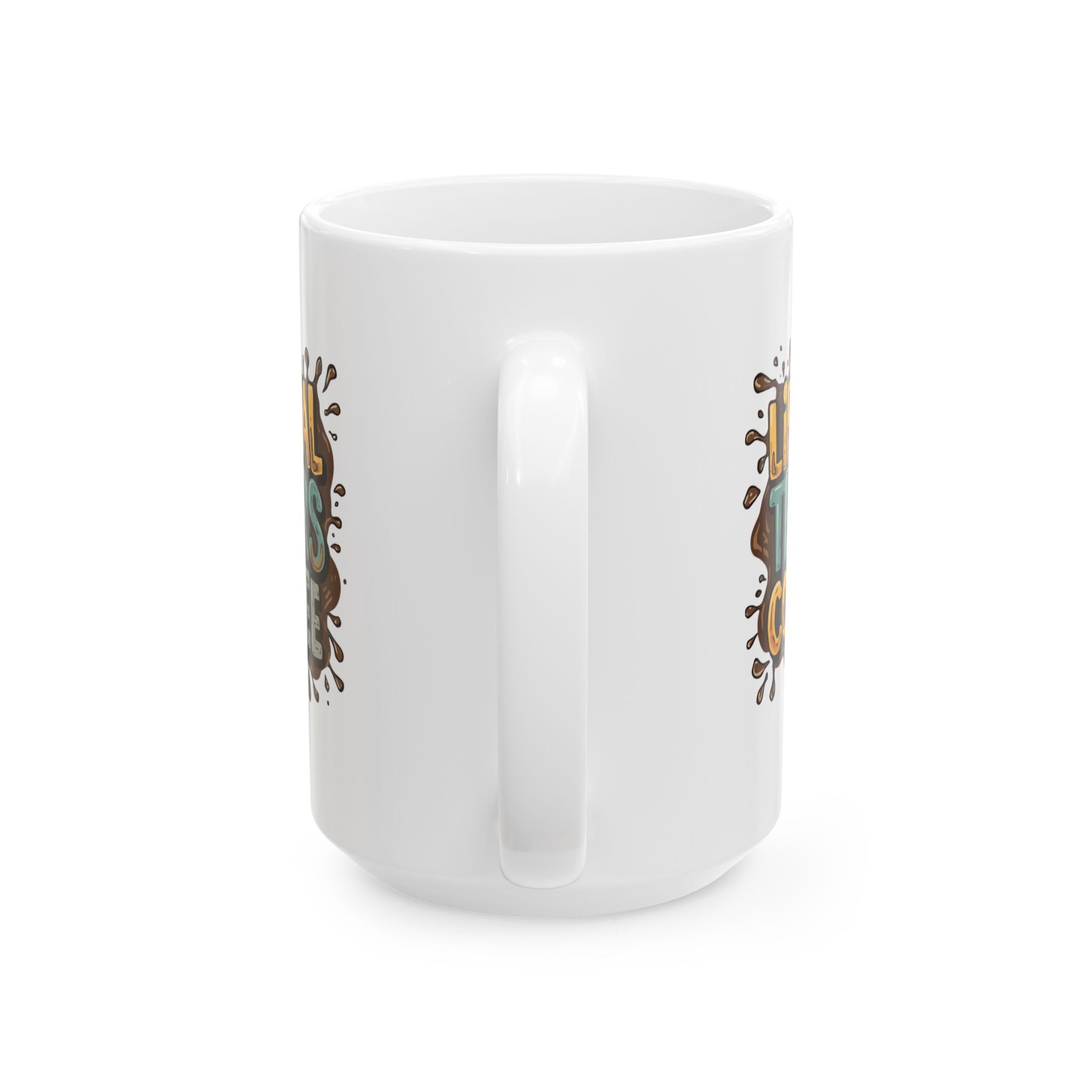 Liberal Tears Coffee Ceramic Mug — BPA-Free, Microwave & Dishwasher Safe